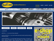 Tablet Screenshot of marting-spare-parts.com
